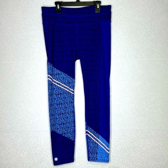 Athleta Asym Camo Sonar 7/8 High Rise Leggings M - Picture 2 of 5